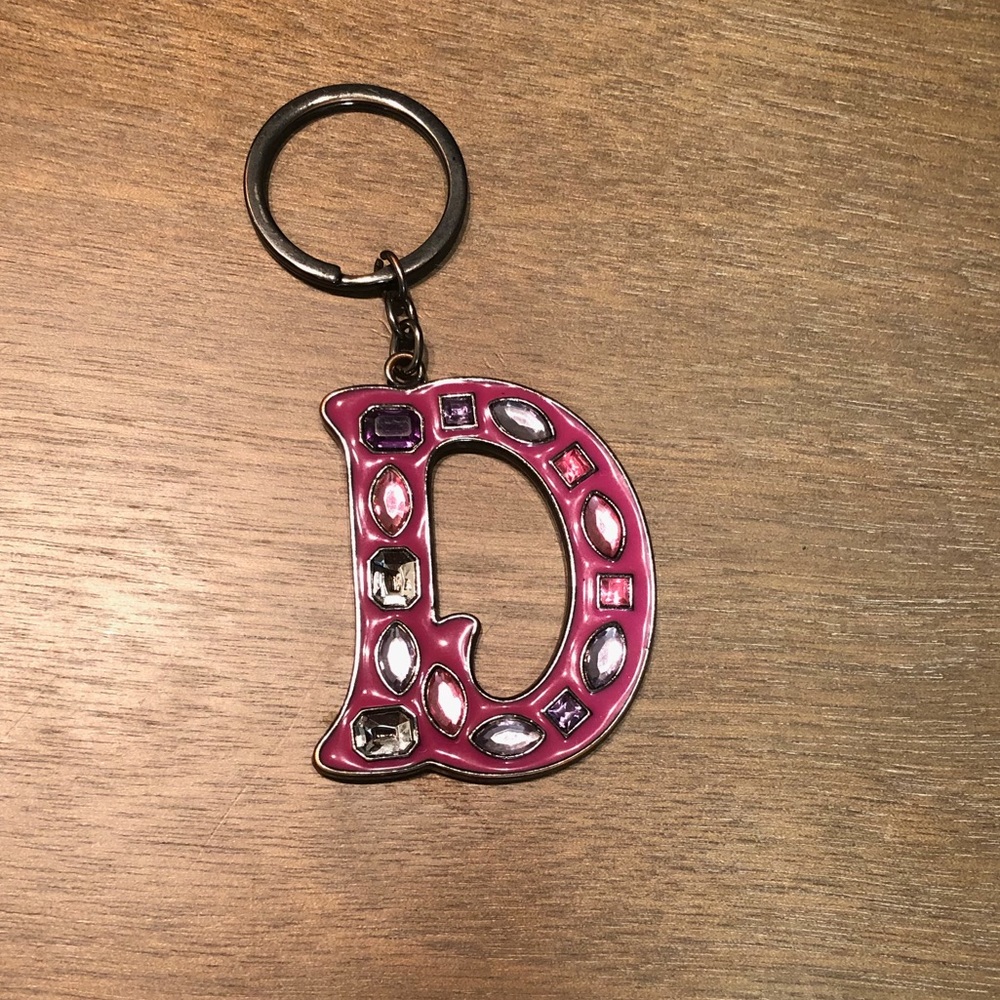Letter D Keychain